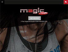 Tablet Screenshot of magicform-aubervilliers.com